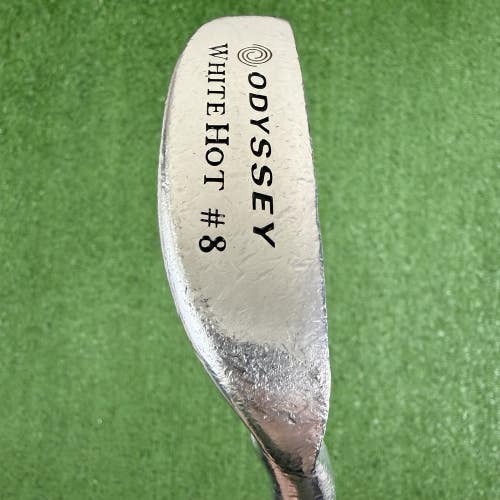 Odyssey White Hot #8 Putter 8802 Napa Style Blade Putter Heel Shafted 34.5