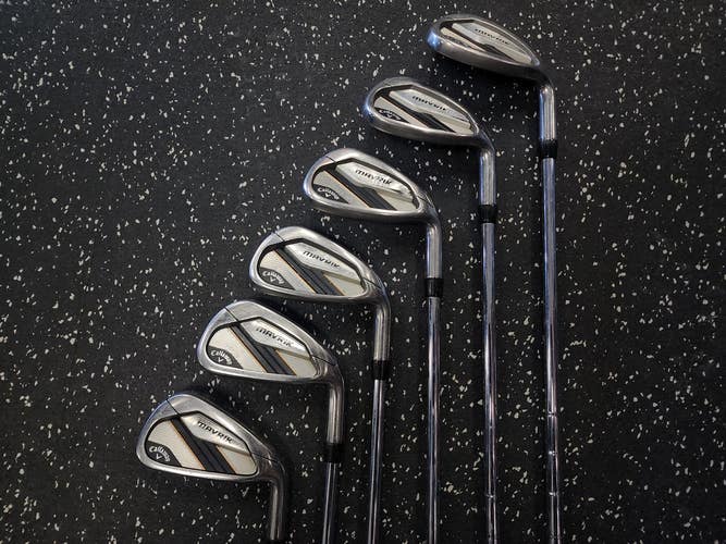 Used Callaway MAVRIK Mens Iron Set RH 6I-GW/AW +2 length 11849-S000033589