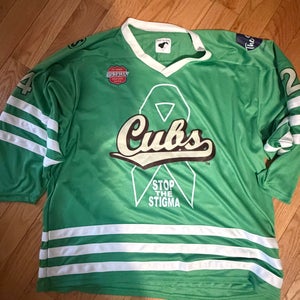 Hershey Cubs 25-26 Game Worn Mental Health  Jersey