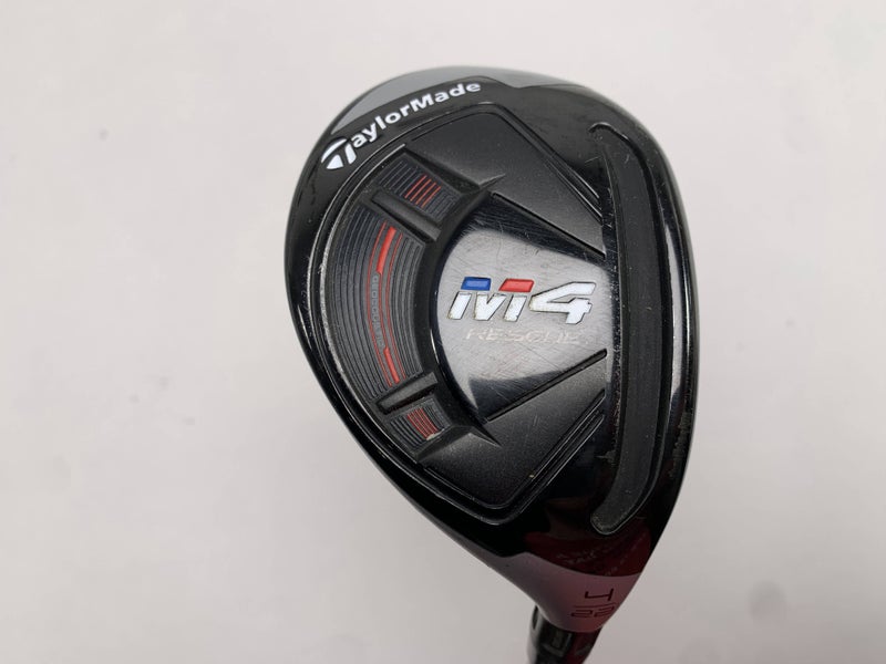 TaylorMade M4 4 Hybrid 22* Fujikura Atmos Red 5A Senior Graphite Mens RH