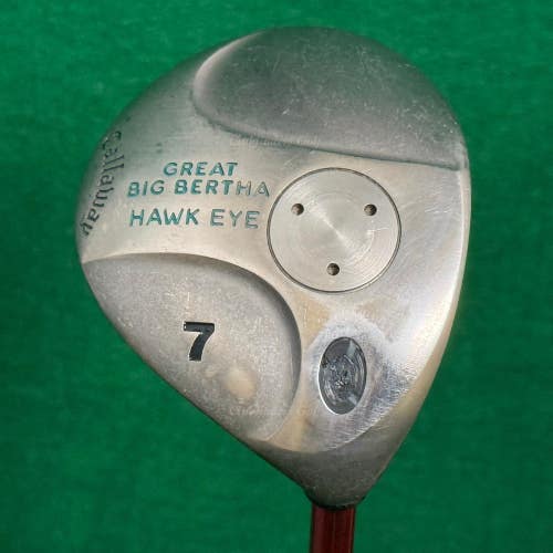 Callaway Great Big Bertha Hawk Eye 7 Fairway Wood Diablo 60g Graphite Stiff