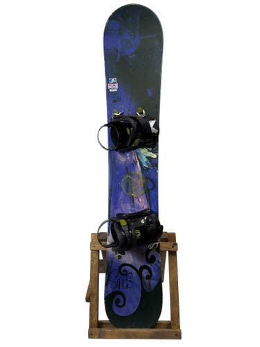 144cm Sims Mystique Snowboard w/ 5150 2500 Bindings