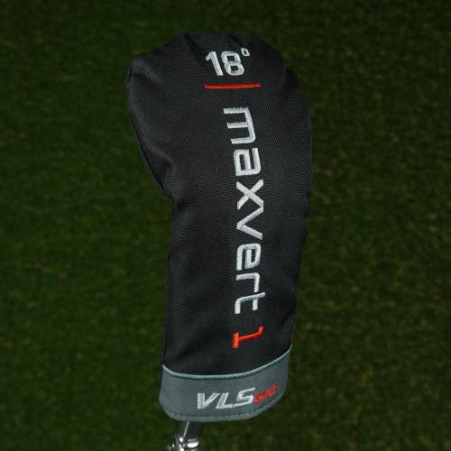 VLS Golf Maxvert 1 18 Fairway Wood Headcover Black / Gray / Red ~ LOOK!!
