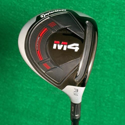 TaylorMade M4 2021 15 3 Fairway Wood Fujikura Atmos 6S Graphite Stiff
