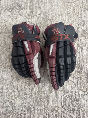Boys Latin STX Surgeon RZR2 Lacrosse Gloves Large