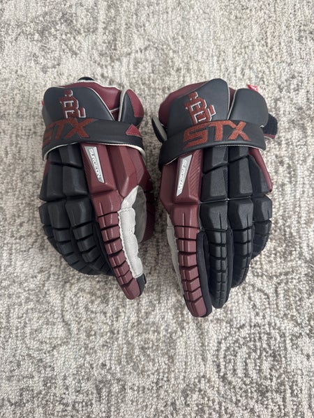 Boys Latin STX Surgeon RZR2 Lacrosse Gloves Large