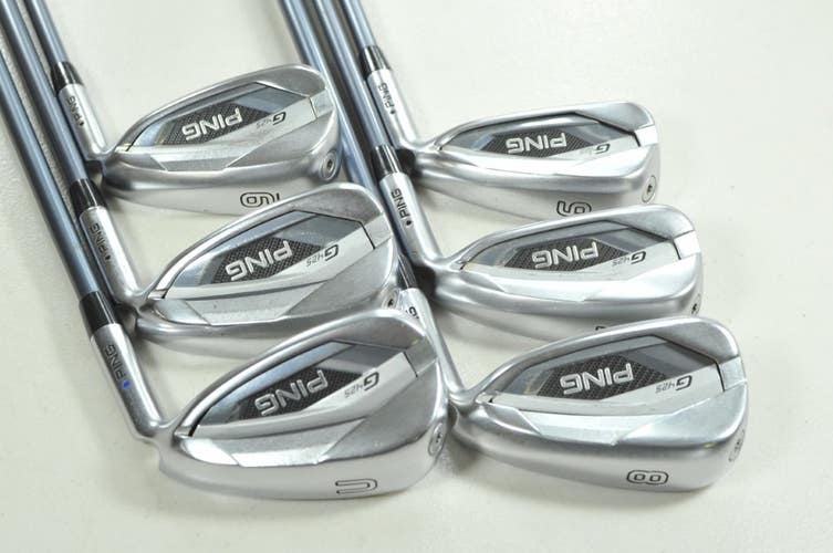 Ping G425 6-W,UW Iron Set Senior Flex Black Dot Right Alta CB Graphite # 207885