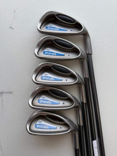 Ping G2 Iron Set 6-PW Blue Dot TFC 100 Regular Flex +3/4 NICE