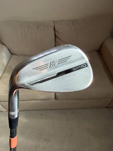 Titleist Vokey SM10 Tour Chrome Gap Wedge 52 / 8 Wedge Flex Lefty 35.5 NICE