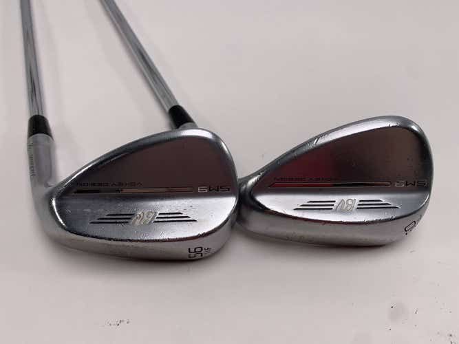 Titleist Vokey SM9 Tour Chrome Wedge Set 56* 14 60* 4 Wedge Steel Mens RH