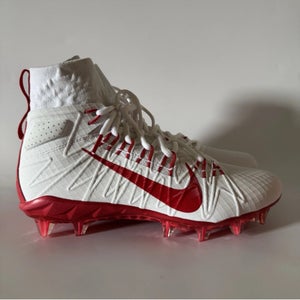 Nike Men’s 9.5 Alpha Huarache 7 Elite LAX Lacrosse Cleats White/Red CJ0224-102