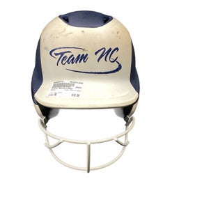 Used Easton MEDIUM/LARGE Batting Helmet w/Mask Navy Blue MD 11846-S000098242