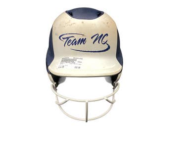 Used Easton MEDIUM/LARGE Batting Helmet w/Mask Navy Blue MD 11846-S000098242