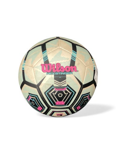 Used Wilson HEX STINGER All Size Soccer Ball White 3 11846-S000097929