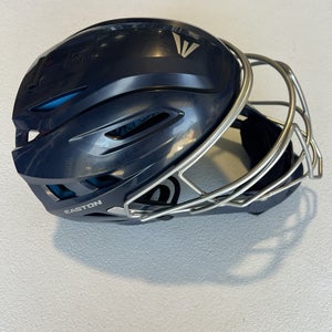 Easton Adult Gametime Elite 3 Catcher's Helmet Adult 15+ Navy NEW Read