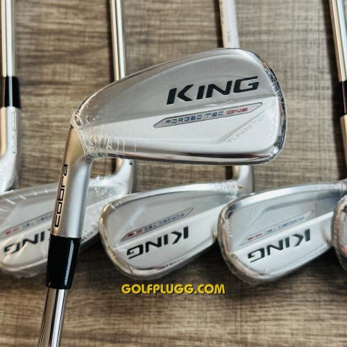 New LH- Cobra King Forged Tec One Length Iron Set 5-GW / KBS, Regular Flex (253)