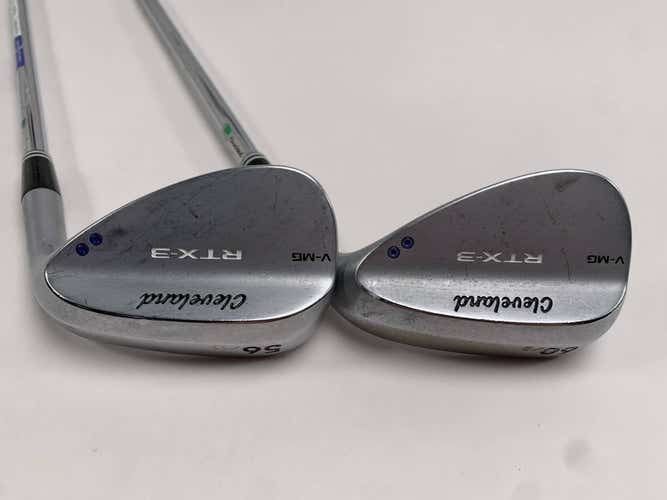 Cleveland RTX 3 Tour Satin Wedge Set 56* 11 60* 9 TT DG Wedge Steel Mens RH