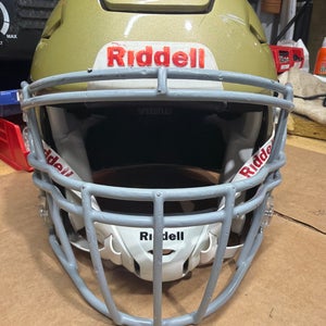 USED RIDDELL FLEX ADULT HELMET - LARGE - VEGAS GOLD