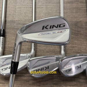 New- Left-Handed Cobra King Forged Tec One Length 5-GW, Regular Flex (206)