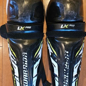 Senior Warrior Alpha LX Pro 16" Hockey Shin Pads (Used)