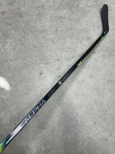 75 Flex P28 Senior Warrior Alpha DX Pro Left Hand Hockey Stick Pro Stock NHL (New)