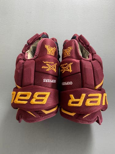 Minnesota Gophers Vapor 1X Pro Gloves 13" Pro Stock (Used)