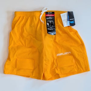 New Bauer JOCK SHORT MESH YELLOW Youth XL 11506-BAR1039245XL