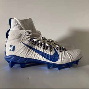 Nike Men 10 Alpha Huarache 7 Elite Duke Blue Devils PE Lacrosse Cleat BV0861-101