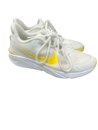 Used Nike STARRUNNER4 Running/X-Train Shoes Y White And Yellow Senior 7 11862-S000092365