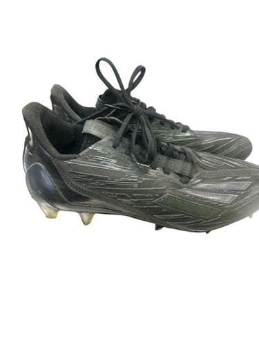 Used Adidas ADIZERO Adult FB Cleats Black Senior 9.5 11862-S000092349