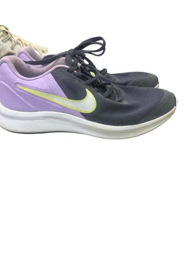 Used Nike STARRUNNER Running/X-Train Shoes W Black And Purple 11862-S000092346