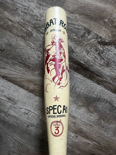 2025 Combat MFG Spec A1 Alloy BBCOR Certified Bat (-3) 29 oz 32" (Used)