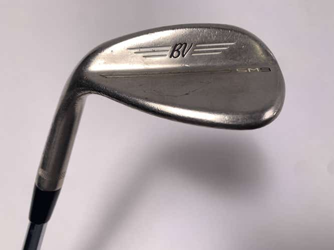 Titleist Vokey SM9 Brushed Steel Sand Wedge SW 56* 10 Bounce S-Grind Wedge LH