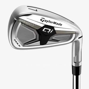 NEW TaylorMade Qi Max 5-AW Iron Set KBS MAX MT 85 Steel Stiff