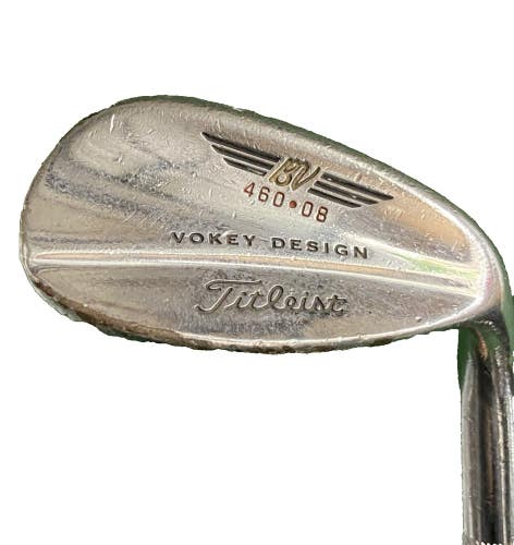 Titleist Vokey Design Lob Wedge 60*08 Chrome RH Stiff Steel 35" New Jumbo Grip