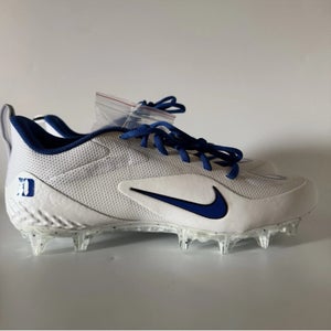 Nike Men’s 9.5 Alpha Huarache 8 Pro Duke Blue Devils PE Lacrosse Cleats CW4828-100 NEW