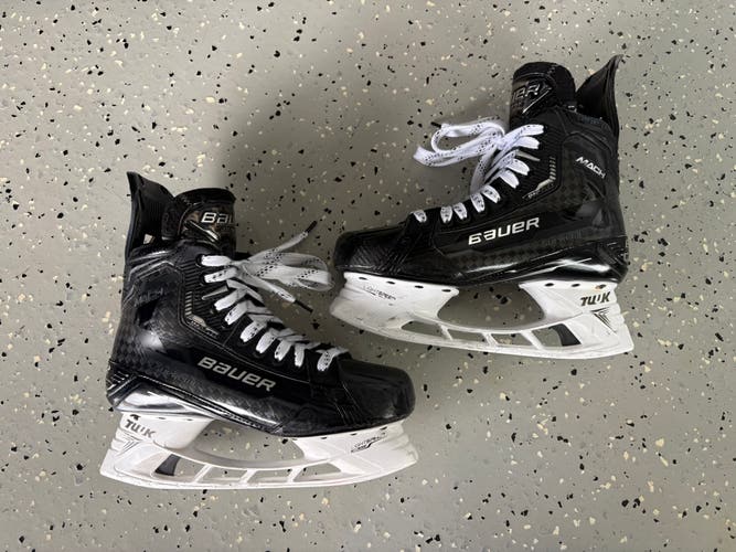 2022 Bauer Supreme Mach Hockey Skates 8.5, LS Pulse SS-XL steel