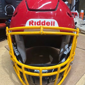 USED RIDDELL FLEX ADULT HELMET - XL - SCARLET