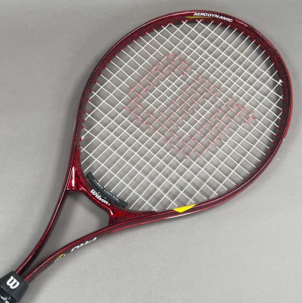 WILSON PRO TENNIS RACQUET 110 GRIP 4 1/2 SUPER HIGH BEAM SERIES VIBRA CONTROL