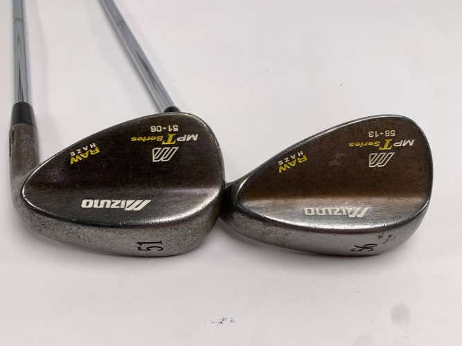 Mizuno MP T Raw Haze Wedge Set 51* 6 56* 13 True Temper Dynamic Gold Steel RH