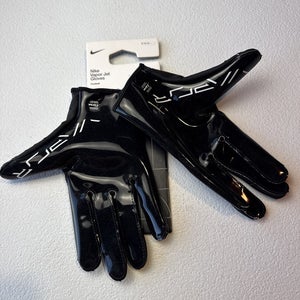 Nike Vapor Jet 8.0 Football Gloves Men's Medium Black Color  (INV#20) READ