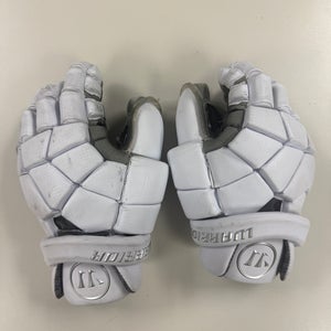 Warrior QS Goalie Lacrosse Gloves Extra Large (Used)