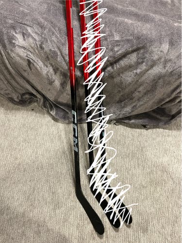 Senior CCM JetSpeed FT8 Pro Left Hand Hockey Stick P28 75 Flex (Used)