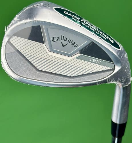 Callaway 2026 CB 12 Gap GW Wedge 50-12* Steel Hi-REV 3.0 Right Hand NEW!