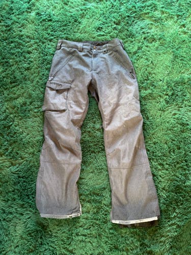 Gray Men's Adult Large Burton Pants
