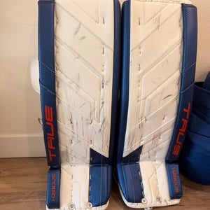 34” +1/2 2025 True HZRDUS PX4 Pro Goalie Leg Pads Pro Stock (Used)