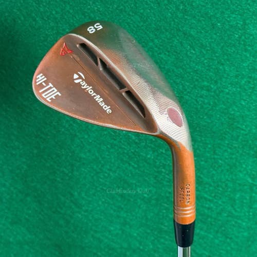 TaylorMade Milled Grind Hi-Toe Aged Copper 58 Lob Wedge DG S400 TI Steel Stiff