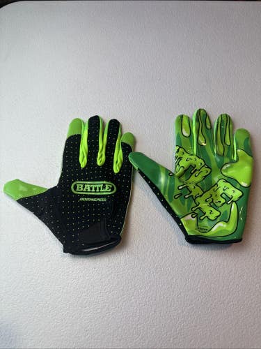 Battle Sports Doom Speed Slime Football Glove Mens size XL (INV25)