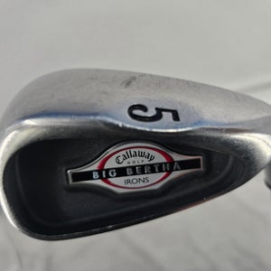 Men's 5 Iron Callaway 2002 Big Bertha Right Handed Regular Flex Steel Shaft (Used)