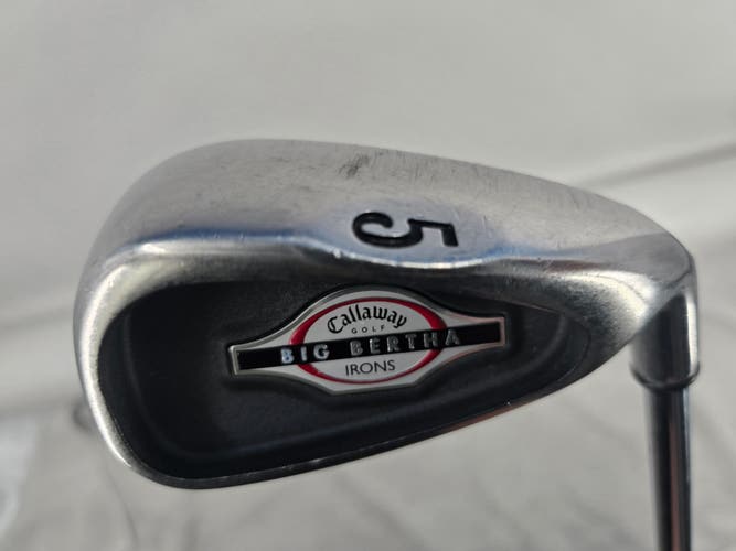 Men's 5 Iron Callaway 2002 Big Bertha Right Handed Regular Flex Steel Shaft (Used)